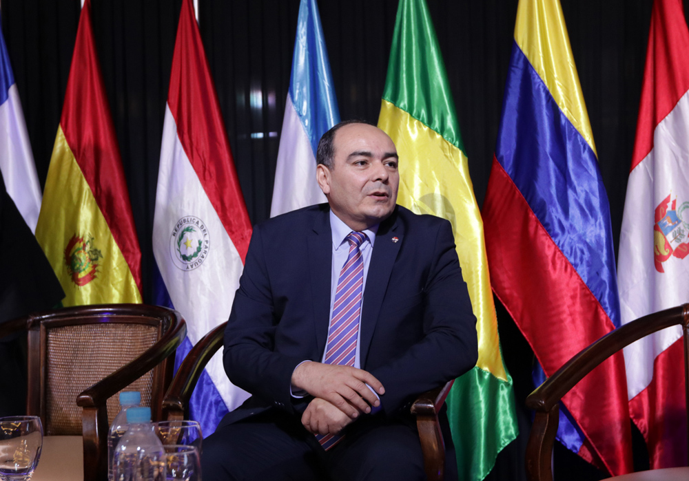 El canciller Antonio Rivas aseguró que el acuerdo Mercosur-UE está firme. Foto; IP