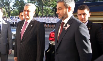 Mario Abdo presidente y su asesor Juan Ernesto Villamayor