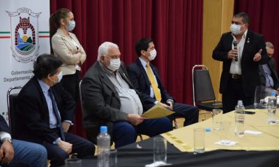 En Encarnación, autoridades del gobierno se comprometieron a gestionar cobro de deuda por cesión de energía a Argentina. Foto: Gentileza