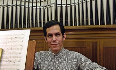 El organista Miguel Ángel Santacruz. Foto: Sociedad Bach