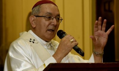 Monseñor Edmundo Valenzuela internado con Covid-19. Foto: Archivo