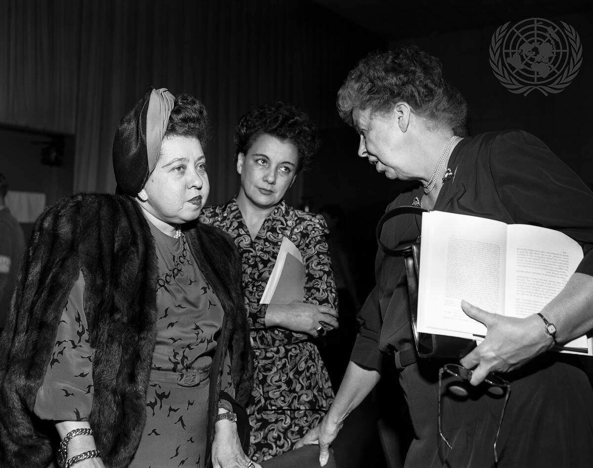 Eleanor Roosevelt fue primera dama de los Estados Unidos de América entre 1933 y 1945. Foto: ONU