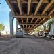 Obras en el Corredor Vial Botánico. Foto: Gentileza