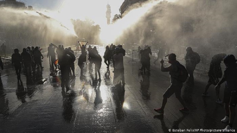 Vuelven las protestas a Chile: Foto: Dw