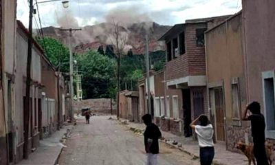 Se percibió con fuerza en localidades particularmente de la Quebrada de Humahuaca y Orán. Foto: Télam