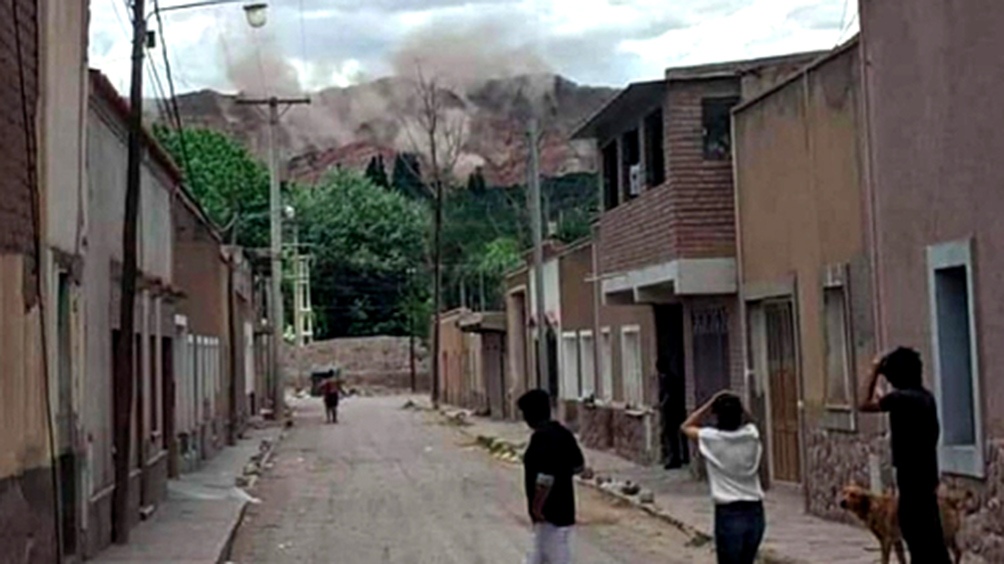 Se percibió con fuerza en localidades particularmente de la Quebrada de Humahuaca y Orán. Foto: Télam