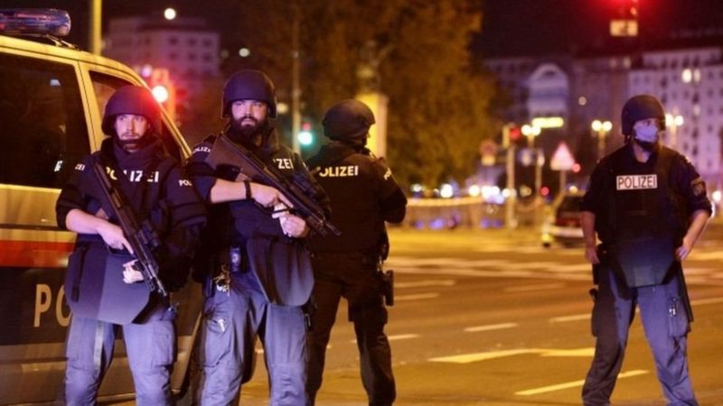 La policía de Viena, Austria. Foto: BBC Mundo.