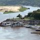 El río Paraguay empieza a subir su nivel. Foto: Agencia IP