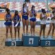 La dupla Érika Mogelos y Romina Ediger terminó en el primer lugar del certamen. Michelle Valiante ganó el premio de mejor jugadora. Foto: @coparaguay.