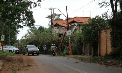 En Área Metropolitana las ciudades más afectadas fueron Mariano Roque Alonso, Luque, Limpio, San Antonio y Lambaré. Foto: Ande.