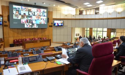 Sesion ordinaria del Congreso Nacional. Foto Gentileza HCS