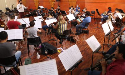 El ensayo de la Orquesta Sinfónica Nacional.