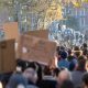 Protestas contra la Ley de Seguridad Integral. Foto: Infobae.