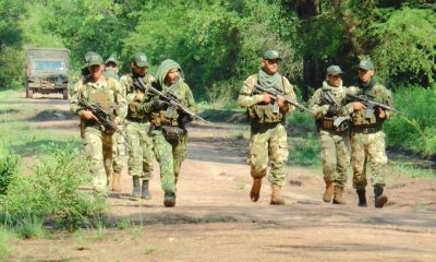 Militares del CODI con miras termicas. Foto Gentileza