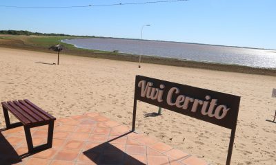 Playa en Cerrito espera recibir visitantes. Foto: Gentileza