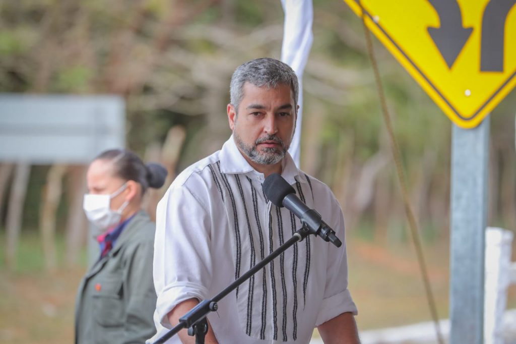 El presidente Mario Abdo Benítez. Foto: Presidencia.