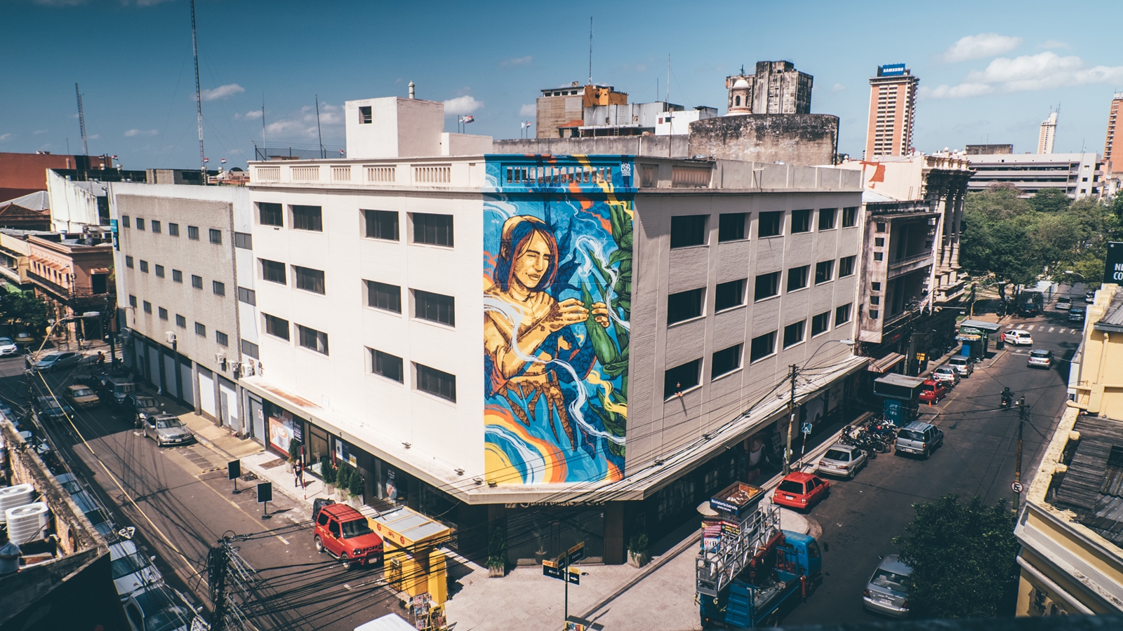 Mural, de Oz Montanía. Foto: Referencial