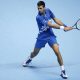 El serbio Novak Djokovic (1) venció por 6-3 y 6-2 al argentino Diego Schwartzman (9) en apenas una hora y 19 minutos de juego. Foto: nittoatpfinals.com.