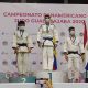 Ezequiel Bareiro consiguió medalla de oro en la categoría inferior a 90 kilogramos del Campeonato Panamericano Cadete de Judo. Foto: @coparaguay.