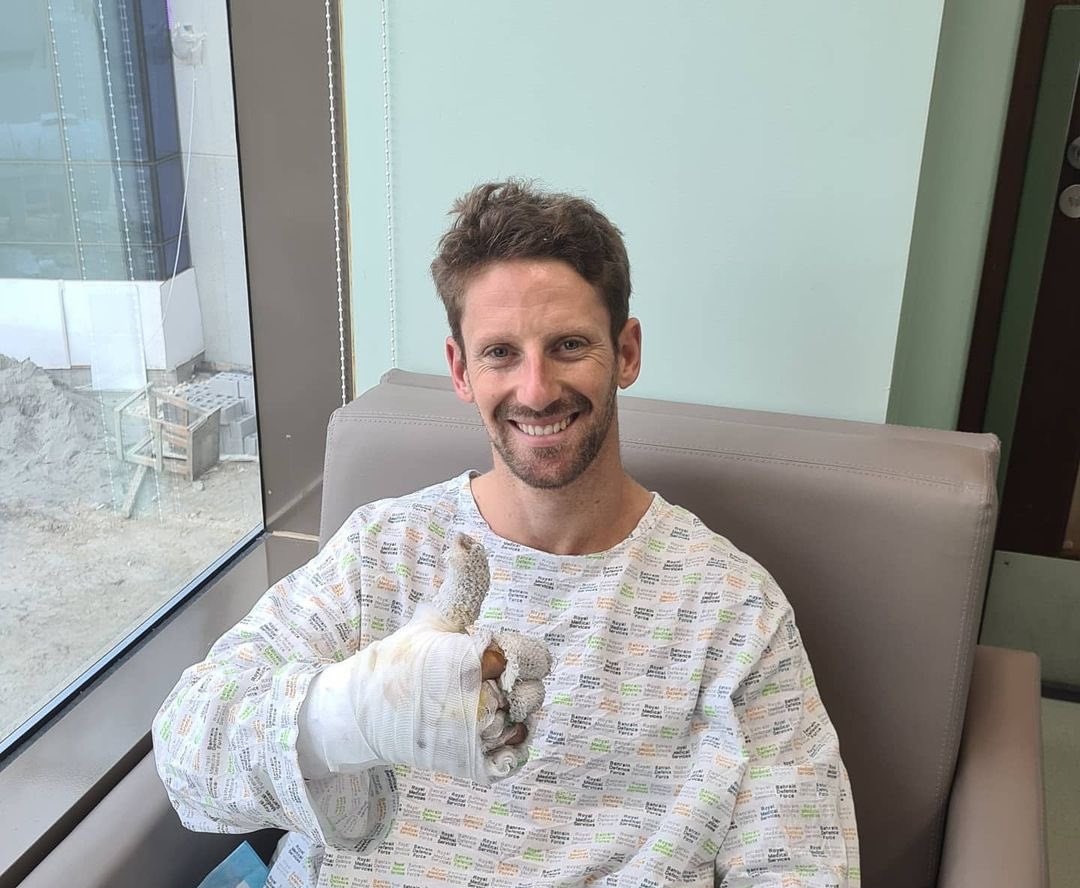 Romain Grosjean, que no era un gran defensor del Halo, así como buena parte de la parrilla, hoy tiene una opinión totalmente distinta. Foto: @RGrosjean.