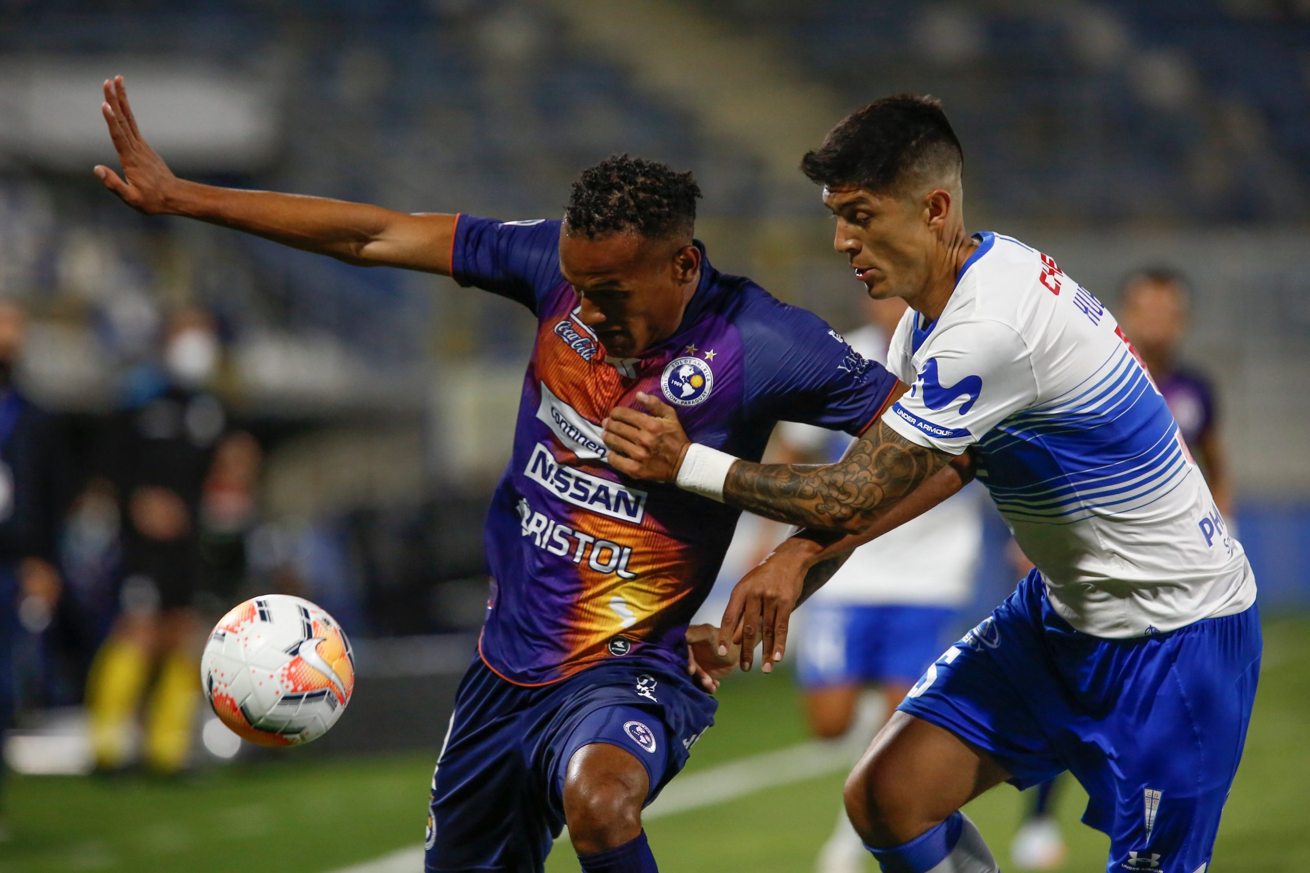 El Danzarín no pudo sostener la ventaja que había conseguido tras el gol de Nildo Viera en el comienzo del segundo tiempo. Foto: @Sudamericana.