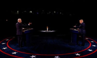 El candidato presidencial demócrata Joe Biden y el presidente de Estados Unidos, Donald Trump,. Foto Archivo.