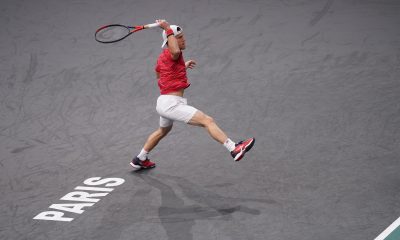 Diego Schwartzman quedó muy bien encaminado para clasificarse por primera vez en su carrera para el Masters de Londres. Foto: @RolexPMasters.