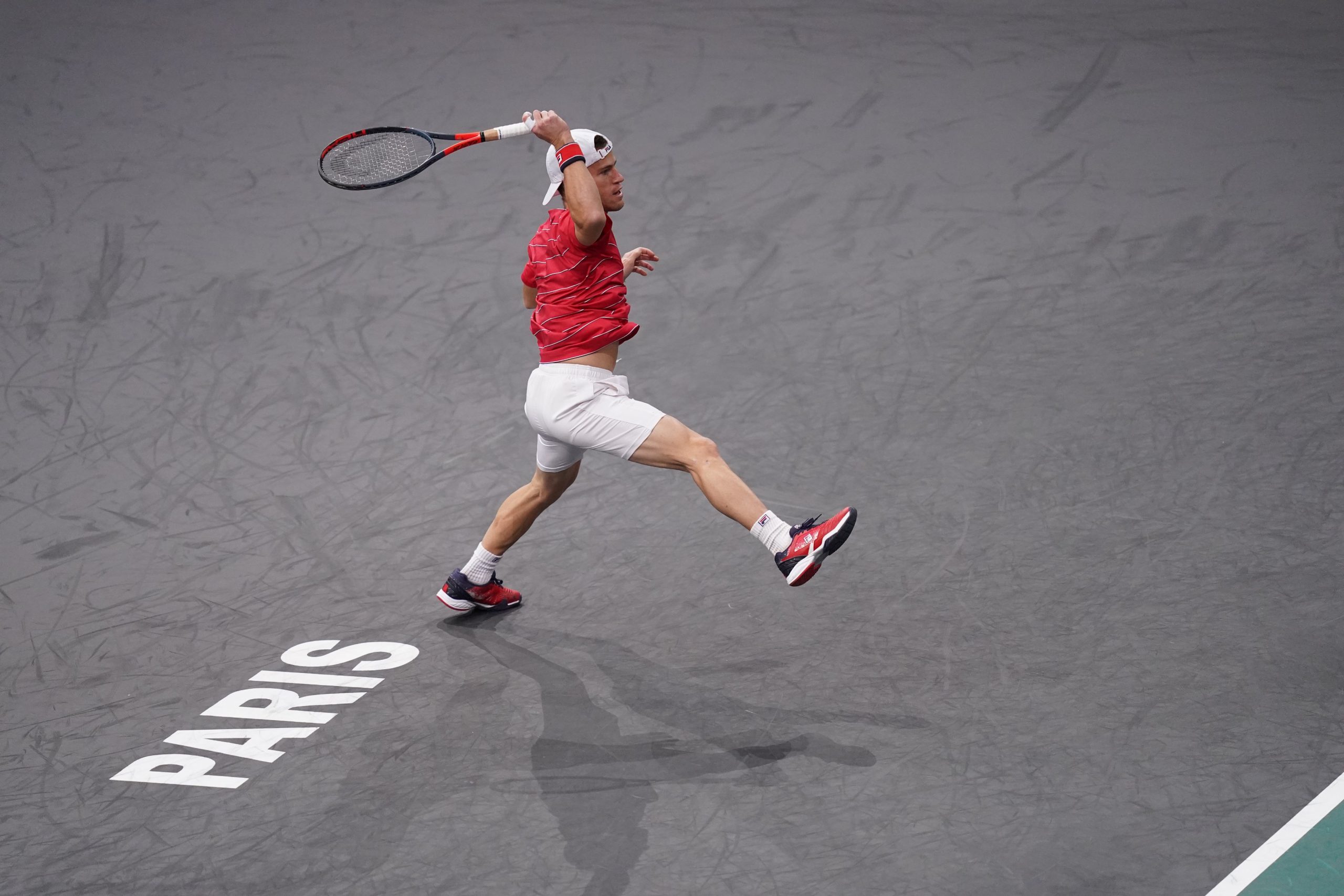 Diego Schwartzman quedó muy bien encaminado para clasificarse por primera vez en su carrera para el Masters de Londres. Foto: @RolexPMasters.