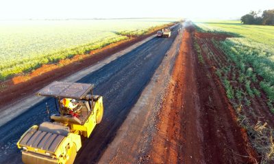 Las obras en Canindeyú. Foto: MOPC