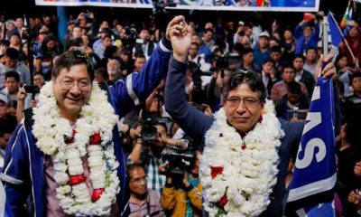 Luis Arce y David Choquehanca asumen hoy el gobierno de Bolivia. Foto: Prensa Latina