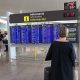 Pasajera en Aeropuerto de Barcelona.