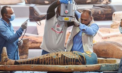 Fueron descubiertos en la necrópolis de Saqqara, al sur de El Cairo. Foto: Telam