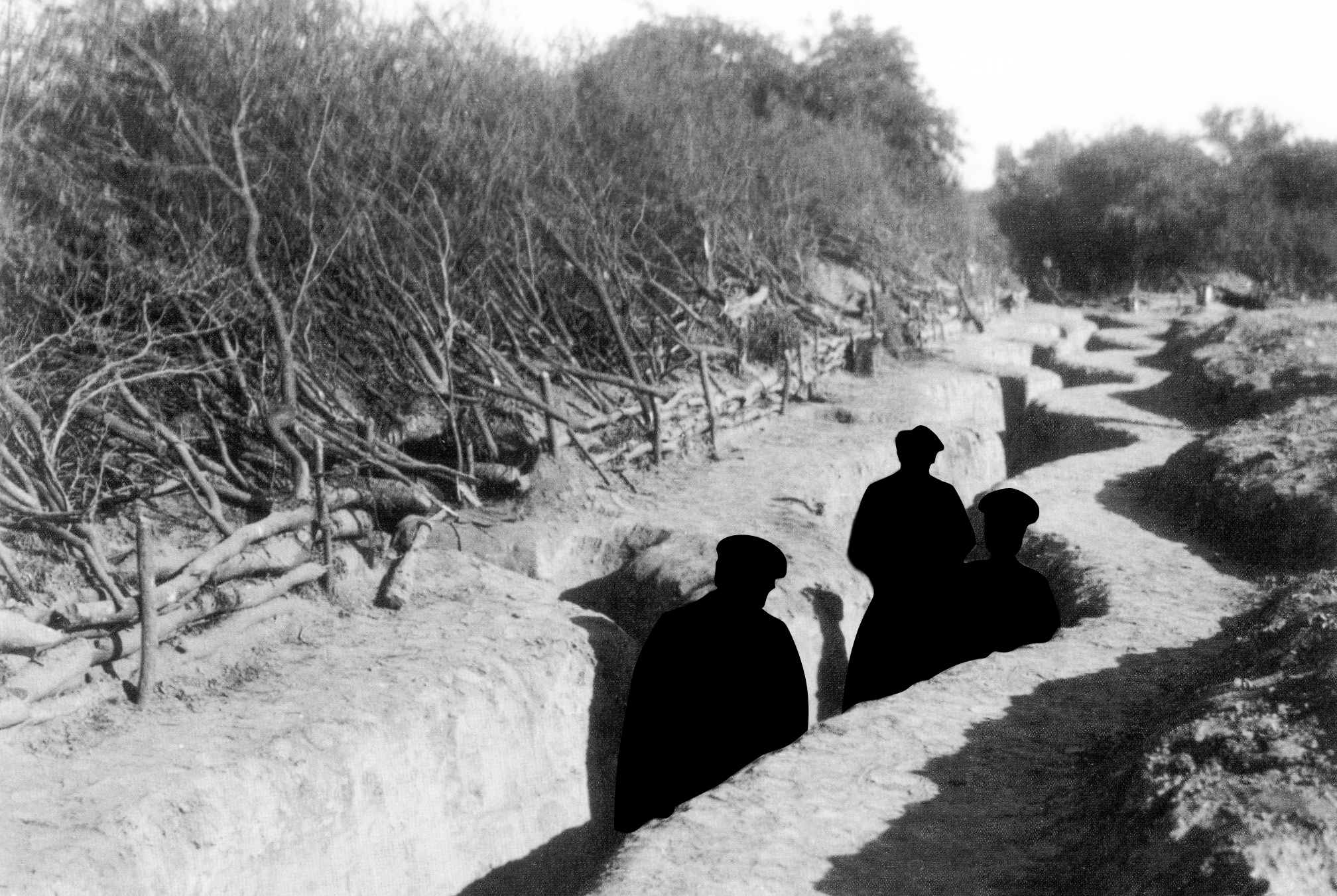 Joaquín Sánchez, de la serie "Chaco mundo de mis mundos", fotografía intervenida. Cortesía del artista