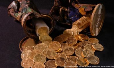 Este tesoro de oro de Krugerrand fue cuidadosamente escondido, pero ¿por quién?. Foto: Dw