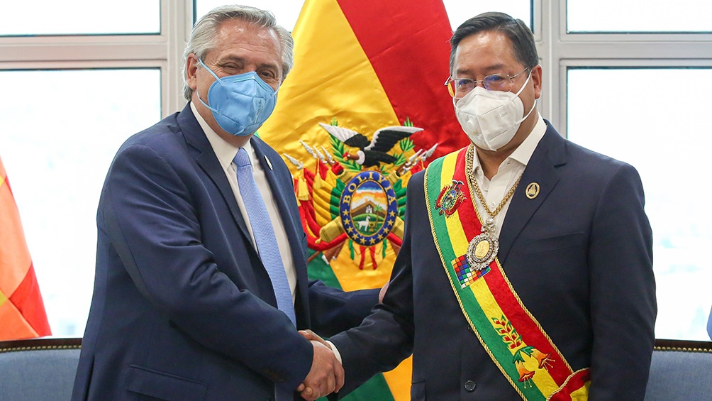 Presidentes de Argentina y Bolivia. Foto: Telam