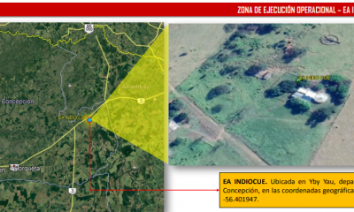 Mapa del lugar de enfrentamiento. Foto: PN