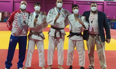 Marcelo Vicentini y Ángel Gini se quedaron con el oro. Vicentini lo hizo en la categoría de 60 kilogramos y Gini en los 90 kilogramos. Foto: @coparaguay.