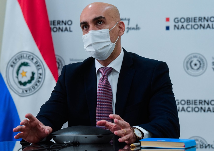Ministro de Salud, Julio Mazzoleni. Foto: Gentileza