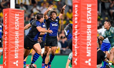 La Selección Argentina de rugby logró un histórico segundo puesto en el Tres Naciones tras empatar este sábado ante Australia. Foto: Stuart Walmsley.