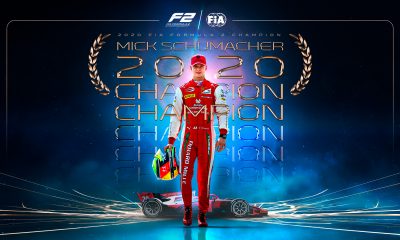 Mick Schumacher, de 21 años, terminó el campeonato con 215 puntos, 14 por delante de Callum Ilott, que era su rival por el título de la F2. Foto: @FIA_F2.