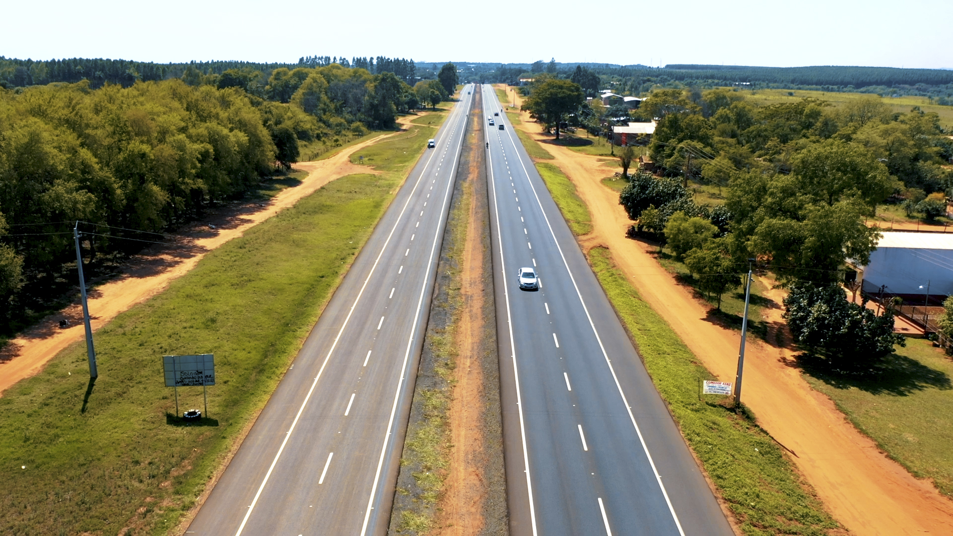 La duplicación de la Ruta 2 está entre los proyectos en ejecución actualmente. Foto: MOPC