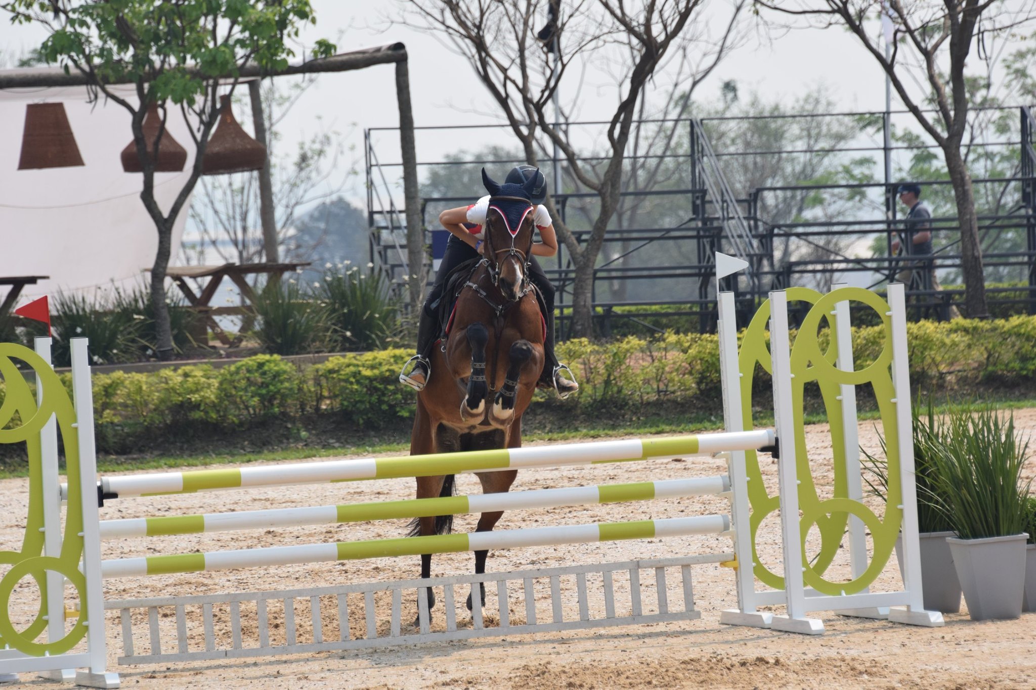 El Campeonato Nacional de Salto es el último y más importante evento de la Federación de Deportes Ecuestres del Paraguay. Foto: @electrotimefanpage.