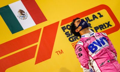 Sergio Pérez se subió a lo más alto del podio para hacer sonar el himno de México en la F1 por primera vez en más de medio siglo. Foto: @SChecoPerez.