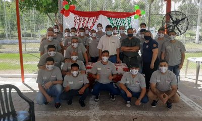 45 personas privadas de libertad (PPL) recibieron certificados por haber culminado satisfactoriamente los cursos. Foto: Gentileza