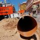 Obras en la calles de la capital asuncena. Foto: Gentileza