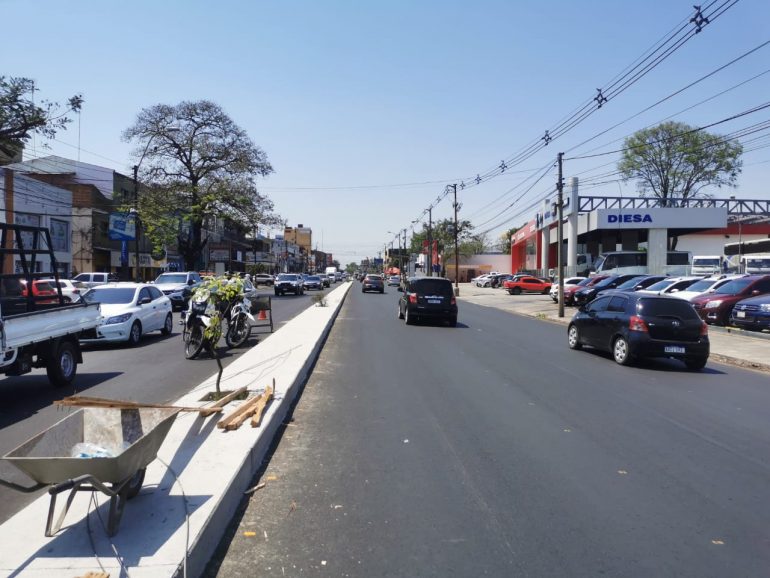 Vista de la avenida Eusebio Ayala. Foto: Gentileza