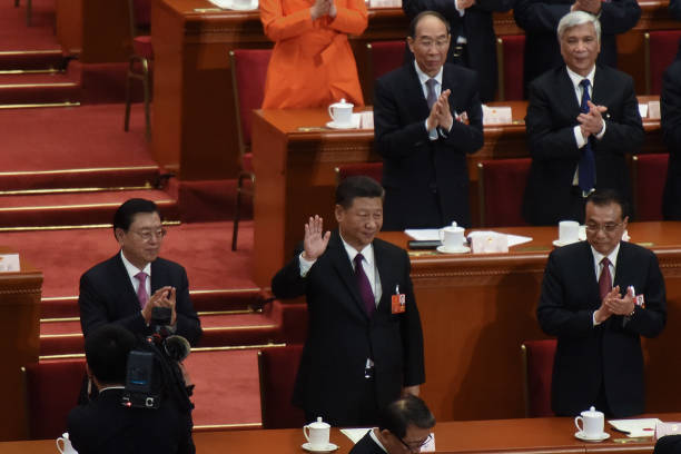 Principales autoridades del Partido Comunista en China. Foto: Google.