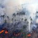 La fuerte sequía motivo una oleada de incendios en Paraguay.