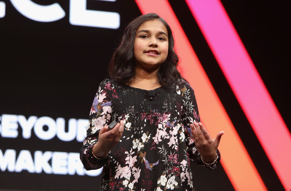 Gitanjali Rao, la adolescente de 15 años que fue elegida “Joven del año” por la revista Time. Foto: Archivo.