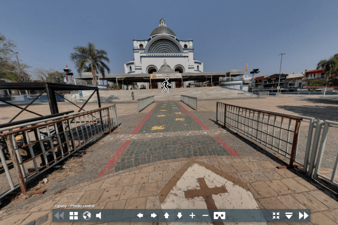 Vista virtual de la basílica menor. Foto: Gentileza